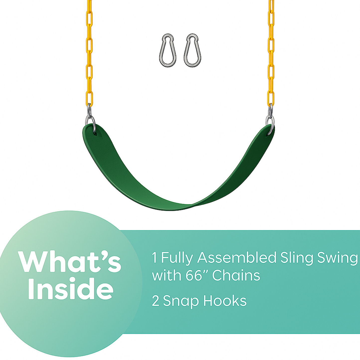 Swing Set Replacement Swing - Green