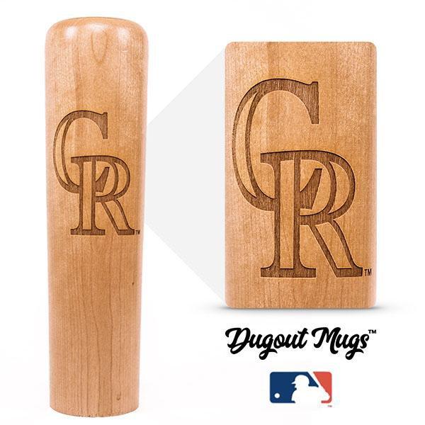 Colorado Rockies "CR" Dugout Mug® | Baseball Bat Mug