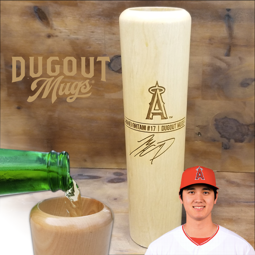 Shohei Ohtani Baseball Bat Mug | Los Angeles Angels | Signature Series Dugout Mug®