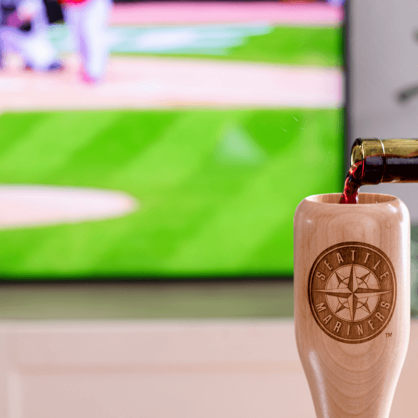 Seattle Mariners Wined Up® - Baseball Bat Wine Mug
