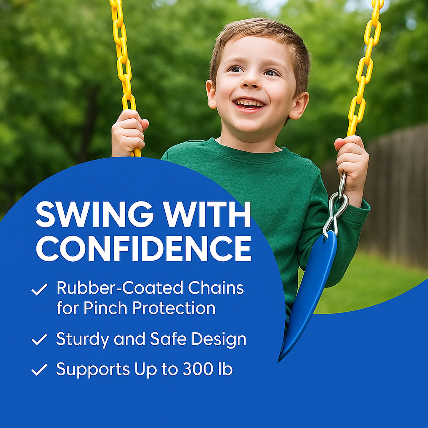 Swing Set Replacement Swing - Blue