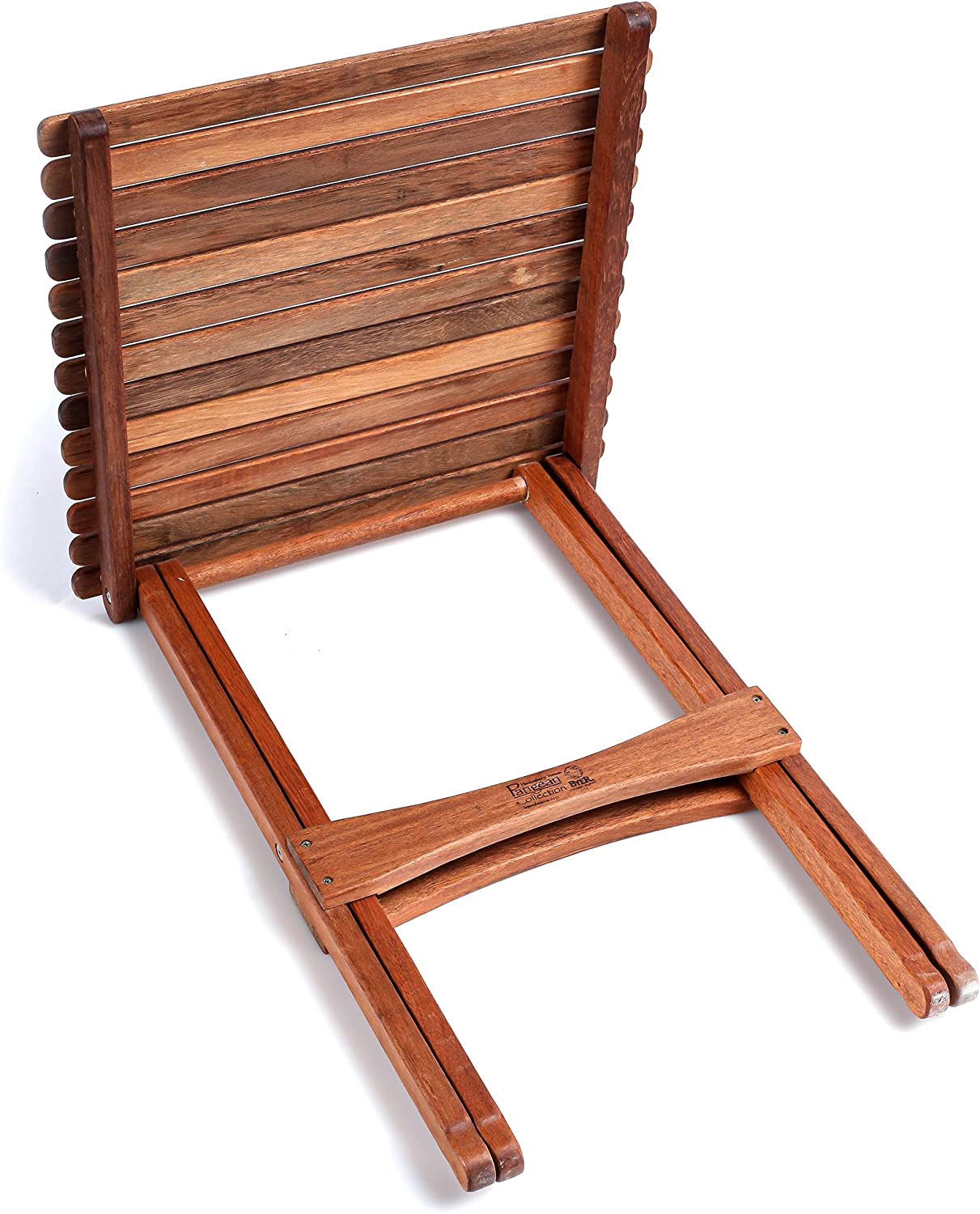 BYER OF MAINE Pangean Folding Wooden Table, Hardwood Portable Table, Multi Use Table, Easy to Fold and Carry for Camping, Wooden Camp Table, Use Indoors, Matches Pangean Furniture Line