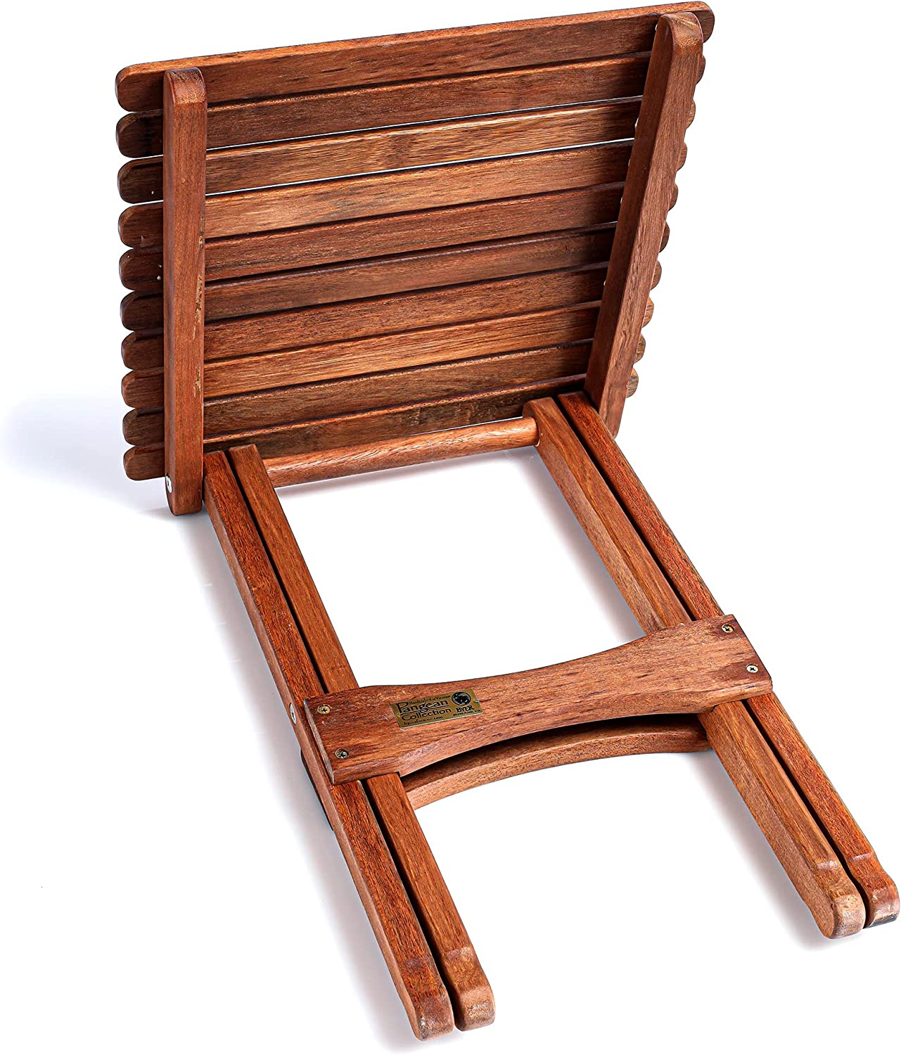 BYER OF MAINE Pangean Folding Wooden Table, Hardwood Portable Table, Multi Use Table, Easy to Fold and Carry for Camping, Wooden Camp Table, Use Indoors, Matches Pangean Furniture Line