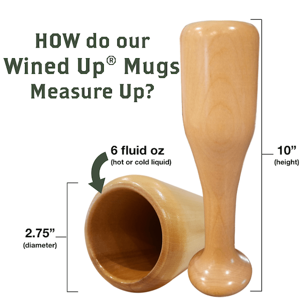 New York Yankees "NY" Wined Up® | Baseball Bat Wine Mug